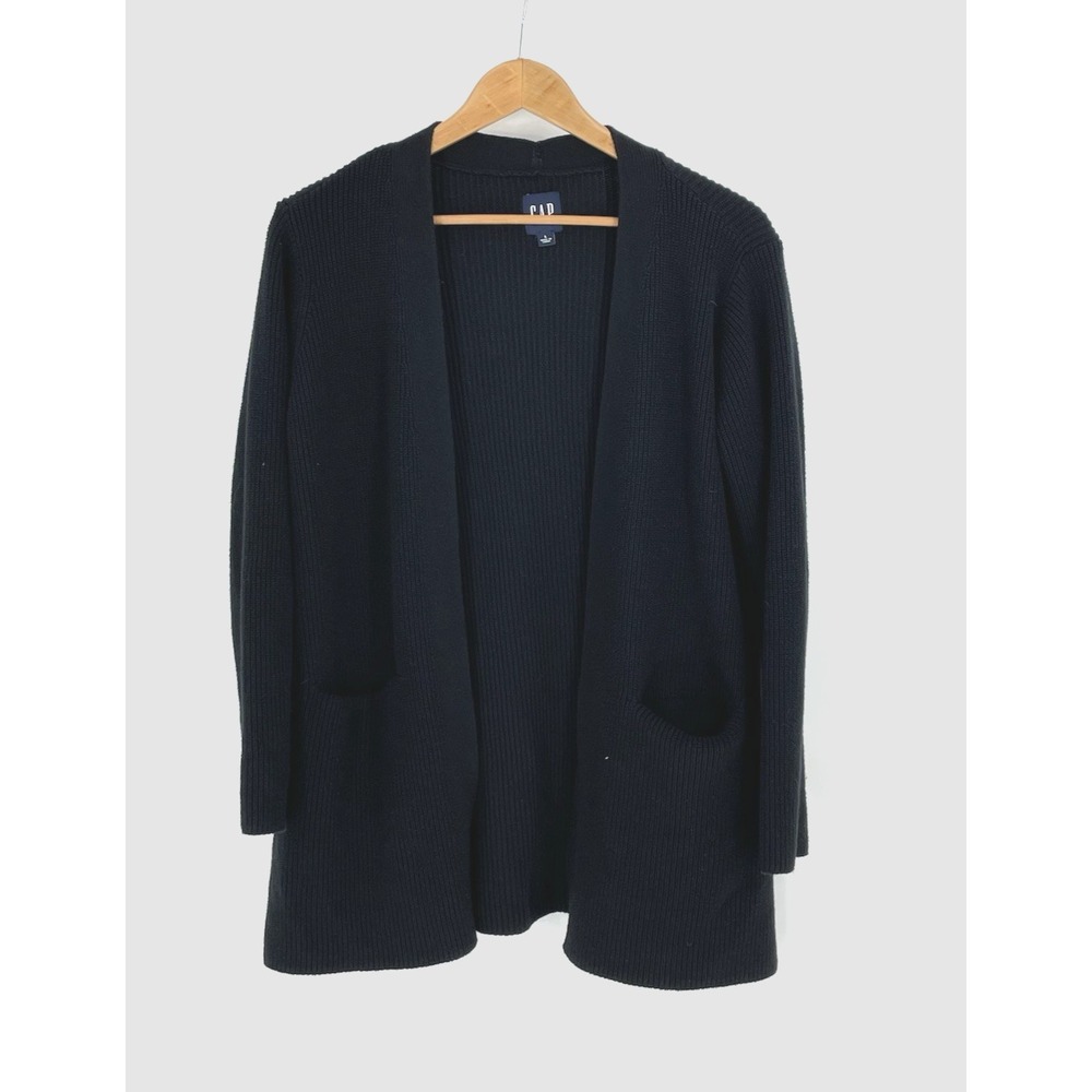 Gap Women‎ Size Large Long Sleeve Open Front Cardigan Sweater Large Pockets